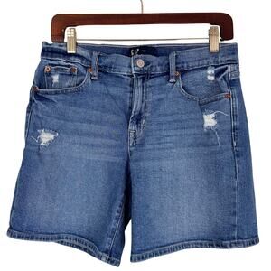 GAP‎ Distressed Denim Jean Shorts 5” Inseam Women’s Size 4/27 Casual Summer